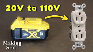 How To Turn Your Power Tool Batteries Into A Mini Power Station [upl. by Neiluj]