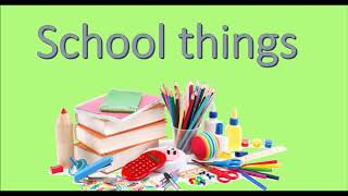 School things  Talking Flashcards [upl. by Cami]