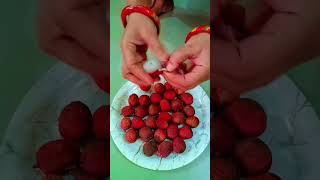 lychee fruit youtube subscribe trending healthy♥️♥️🥰🥰 [upl. by Ylrebmit300]