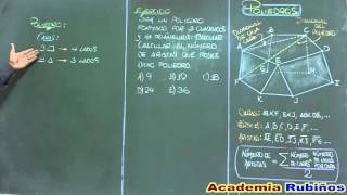 POLIEDROS PROPIEDAD DEL CALCULO DE ARISTAS EJERCICIO RESUELTO [upl. by Ailyn]