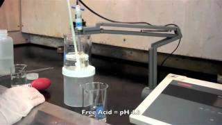 Titrating Free and Total Acid Using A pH Meter [upl. by Attiuqaj]