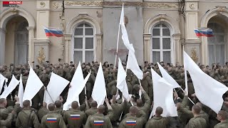 White flag raised RUSSIA surrenders after Belgorod city center bombed by Ukraine [upl. by Tirrell544]