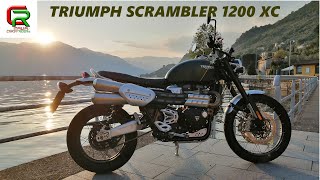 Triumph Scrambler 1200 XC test ride completo English subtitles [upl. by Wiencke]