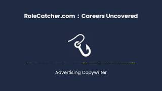 Advertising Copywriter  Careers Uncovered [upl. by Ycram]