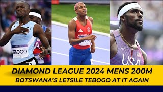 Letsile Tebogo Shatters 200m Record  Ogandos Breakthrough  Bednarek amp Knighton Stunned [upl. by Lawtun]