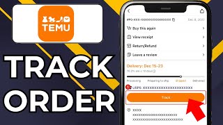 HOW TO TRACK ORDERS ON TEMU 2024 [upl. by Adnilam621]