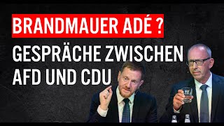 CDUChef Kretschmer trifft sich mit AfDChef Urban  SPD tobt [upl. by Dale]