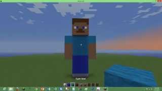 how to build a minecraft steve statue [upl. by Meghan916]