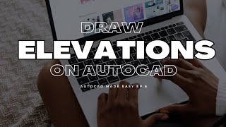 HOW TO CREATE SECTIONAL ELEVATIONS ON AUTOCAD  BUILDINGS FLOOR PLANS ELEVATIONS [upl. by Uuge]