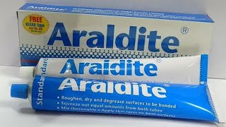 Araldite Standard Epoxy Adhesive Resin 100g and Hardener 80g 180gms Blue How to use at home [upl. by Aduhey960]