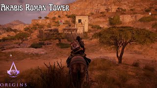 Akabis Roman Tower  Killing Captain amp Loot  Green Mountains Assassins Creed Origins Jak B Gaming [upl. by Mendoza385]