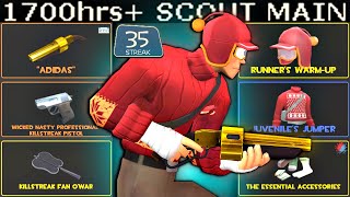 THE UPWARD RUNNER🔸1700 Hours Scout Experience TF2 Gameplay [upl. by Nylkcaj]