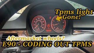 BMW E90 CODING OUT TPMS LIGHT NCS DUMMY  NCS EXPERT [upl. by Tenn]