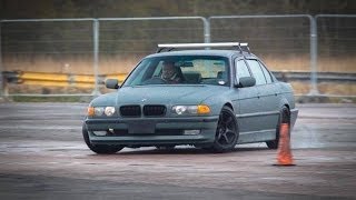 Drift what ya brung 14514  BMW e38 V8 44  Bolf [upl. by Noramac179]