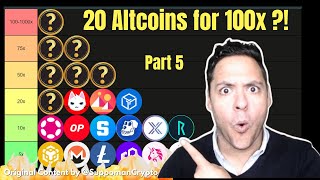 🔥20 HYPED Crypto Altcoins with 1001000x Potential 🚀 [upl. by Buffum83]