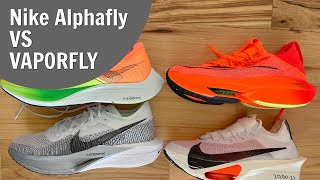 Nike Alphafly 3 Vs Vaporfly 3 [upl. by Suvart900]