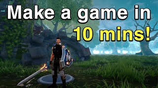 How to Make a Game in 10 Minutes and then publish it [upl. by Fanchan]