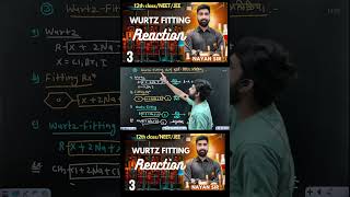 12th chemistry ॥Name reactionWurtzFittingReaction 12thchemistry wurtzfittingreaction haloalkane [upl. by Rhoads]