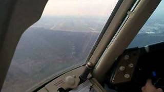 ELAL 767 Landing in FRA cockpit view [upl. by Sewell]