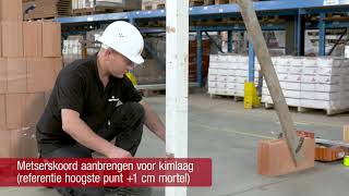 Verwerkingsadvies Porotherm Dryfix  Stap 1 De voorbereiding [upl. by Pearl]