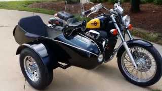 Classical RocketTeer SideCar Fits Harley Kawasaki Honda Suzuki From SaferWholesalecom [upl. by Redfield176]