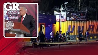 Lamenta AMLO violencia en CCH Naucalpan [upl. by Naihtsirc]