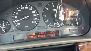 BMW E38 730D Acceleration 0220 km [upl. by Nnairet911]