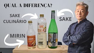 Qual a diferença entre Mirin  sake e sake culinário [upl. by Ococ542]