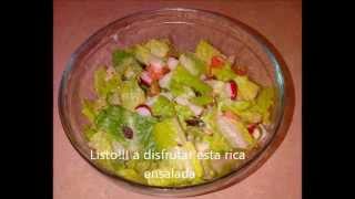 Ensalada con Rabanos [upl. by Eriam]