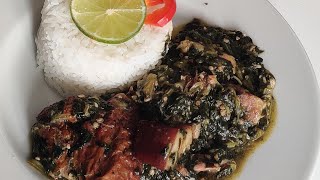 Recette Calou Calalou Guyanaisguyane cuisinecreole cuisineguyanaise creolefood caribbeanfood [upl. by Essilevi323]