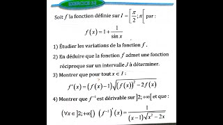 dérivation et étude des fonctions 2 bac SM Ex 31 et 32 page 151 Almoufid [upl. by Maddy]