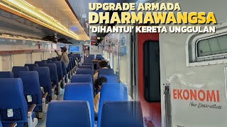 DAPAT KERETA “BEKAS” KINI DHARMAWANGSA Ekonomi Sudah New Generation  3x Mengalah Jakarta  Semarang [upl. by Nnainot]