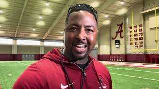 Maurice Linguist PostPractice Interview 8124  Alabama Football [upl. by Pazit]