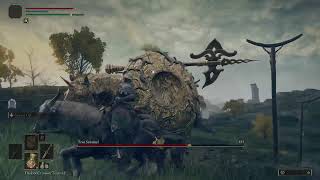 elden ring tree sentinel boss fight gameplay [upl. by Introk]