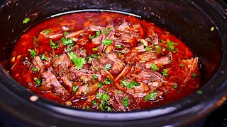 Slow Cooker Barbacoa Recipe  How to Make Beef Barbacoa [upl. by Acilegna]