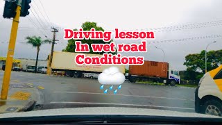 Teaching Driving in the Rain [upl. by Eirhtug]