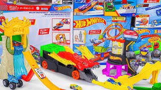 Hot Wheels Collection Unboxing Review ASMR  Hot Wheels City Dragon Launch Transporter [upl. by Rediah]