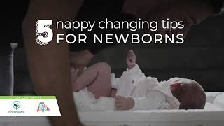 5 tips for changing your newborn’s nappy  Ad content for ASDA [upl. by Bealle]