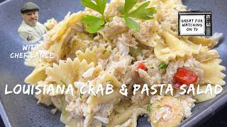 Louisiana Crab Pasta Salad  Cool amp Delicious Perfect for Hot Summer Days [upl. by Mariette113]