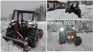 ❄️Schneeräumen❄️  2020  in den Alpen ❄️ [upl. by Hahn636]