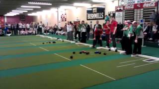 1017 World Short Mat Bowls Championship Fours Final 2012 Ballymoney [upl. by Paige]