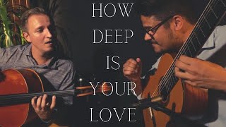 Bee Gees  How Deep Is Your Love  Viocello e Rene dos Santos [upl. by Yrgoerg]