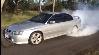 VY SS Holden Commodore burnout [upl. by Sairu610]