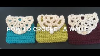 How to crochet a wallet [upl. by Bandur]