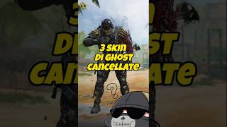 3 Skins di Ghost cancellate CODM codmobile codm callofduty [upl. by Adall135]