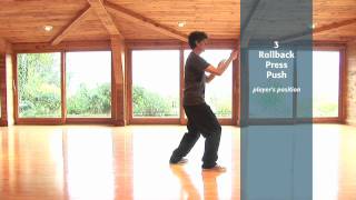 Tai Chi Form 3  Rollback Press Push [upl. by Anrim885]