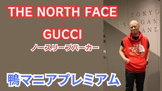 GUCCI×THE NORTH FACE コラボ ノースリーブ パーカー M [upl. by Annairb]