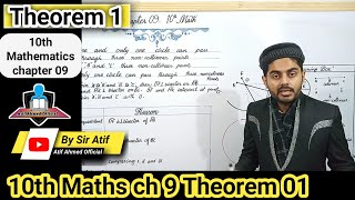 Theorem 91 chapter 9 class 10  10th class maths solutions ch9 lec 1 exercise 9 theorem no 2 [upl. by Hairom]