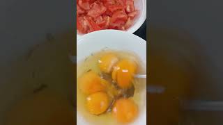 TOMATOES 🍅EGGS 🥚 RECIPE shortvideo cooking cookingvideo yummy [upl. by Rhyner]