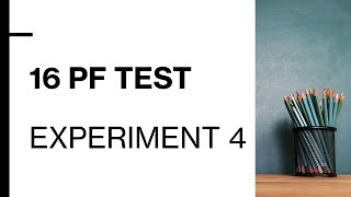 16 PF TEST IGNOU Practical exam Psychology PG first year [upl. by Aksehcnarf]